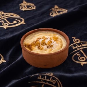 أرز بلبن بالفرن